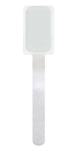Schwaiger Klett-Markierungsbänder 90x12x2mm weiß / Kabeletiketten / 10 Stück