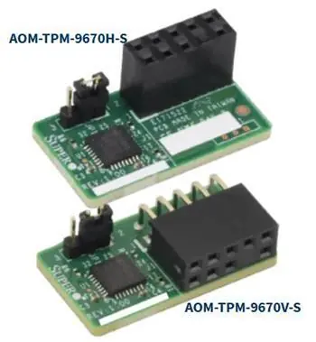 SuperMicro AOM-TPM-9670H-O / TPM 2.0 Modul / SPI / horizontal / 10-polig
