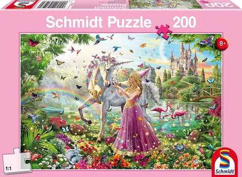 Schmidt Puzzle Fee im Zauberwald / 200 Teile / 43,2 × 29,1 cm