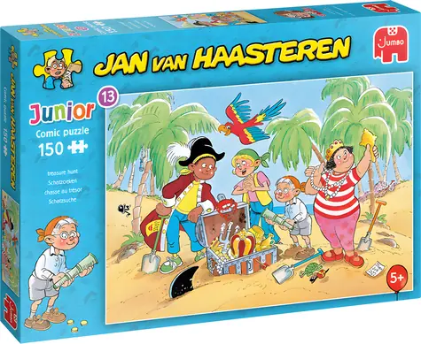 JUMBO Puzzle JvH Junior 13: Schatzsuche / 150 Teile / ab 5 Jahren