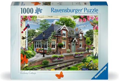 Ravensburger Puzzle Landhaus Nr. 13: Bahnhof / 1000 Teile
