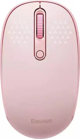 Baseus F01B Tri-Mode pink / Kabellose Maus