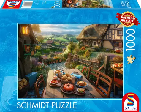Schmidt Puzzle Frühstück mit Aussicht / 1000 Teile