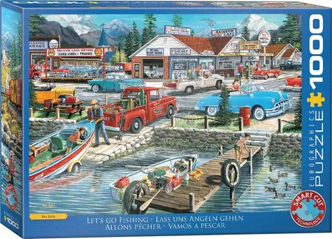 EUROGRAPHICS Puzzle „Angeln gehen“ / 1000 Teile / 68 x 48 cm