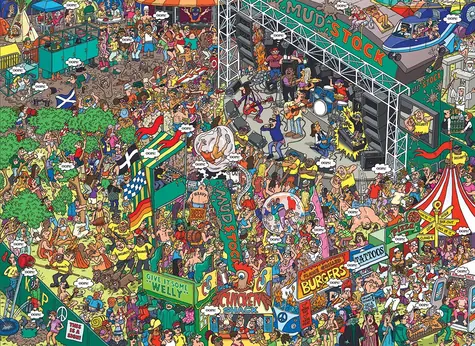 EUROGRAPHICS Puzzle Oops! XL / 500 Teile / 68 x 49 cm