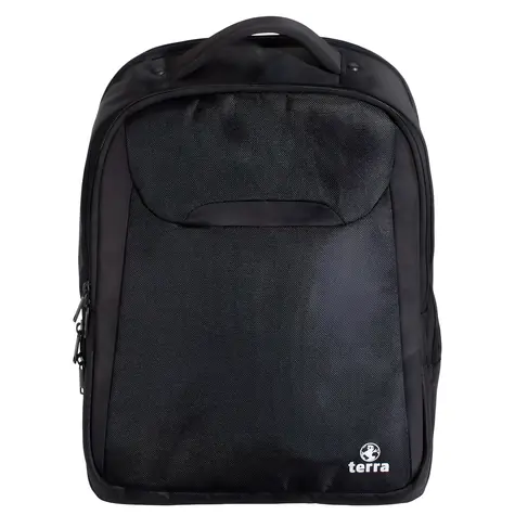 Terra PRO812 schwarz / Laptop-Rucksack / 17,3" / Polyester