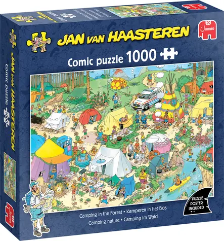 JUMBO-Puzzle „Camping im Wald“ von JvH / 1000 Teile / ab 15 Jahren