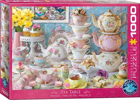 EUROGRAPHICS Puzzle Teeparty / 1000 Teile / 68 × 48 cm