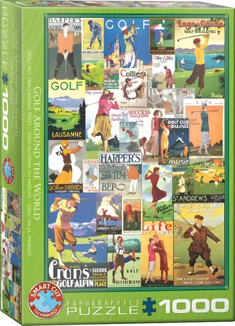 EUROGRAPHICS Puzzle GOLF / 1000 Teile / 48,9 × 67,6 cm