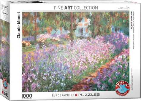EUROGRAPHICS Puzzle Monets Garten / 1000 Teile / 67,6 x 48,9 cm