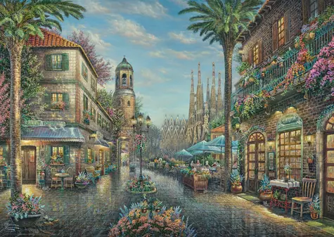 Schmidt Puzzle Spanisches Café / 1000 Teile