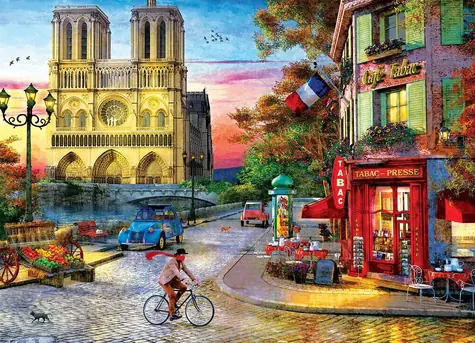 EUROGRAPHICS Puzzle Notre Dame / 1000 Teile / 68 × 48 cm