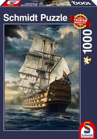 Schmidt Puzzle Segelschiff / 1000 Teile