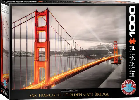 EUROGRAPHICS Puzzle San Francisco - Golden Gate Bridge / 1000 Teile / 48,89 × 67,63 cm