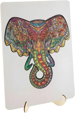 MOXY Outline Puzzle Elefant / 132 Teile