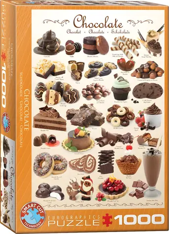 EUROGRAPHICS Schokoladenpuzzle / 1000 Teile / 48,89 x 67,63 cm