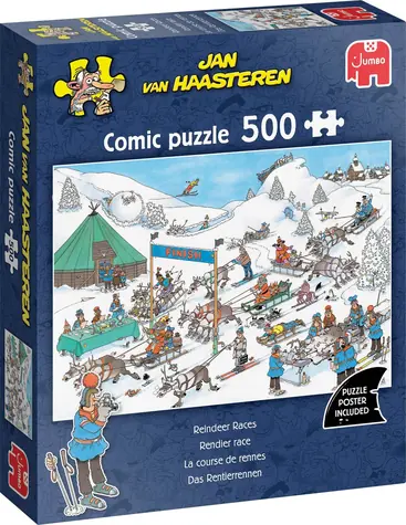 JUMBO-Puzzle JvH Rentierrennen / 500 Teile / ab 15 Jahren