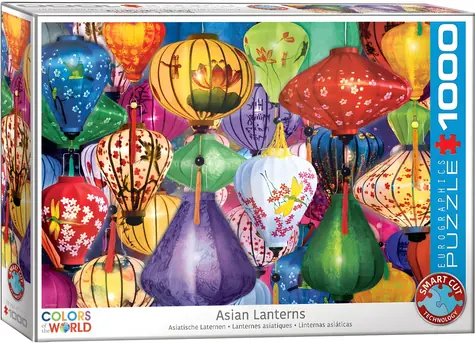 EUROGRAPHICS Puzzle Asiatische Laternen / 1000 Teile / 68 x 48 cm