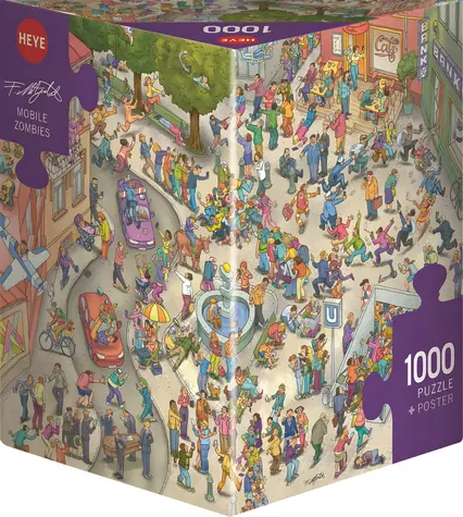 HEYE Puzzle Zombies in Motion / 1000 Teile / 70 × 50 cm