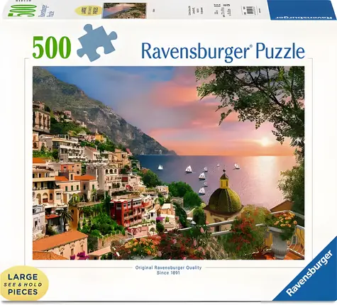 Ravensburger Puzzle Positano, Italien XXL / 500 Teile / große Teile / 70 x 50 cm