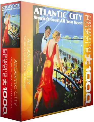 EUROGRAPHICS Puzzle-Poster: Atlantic City / 1000 Teile / 48,89 x 67,63 cm
