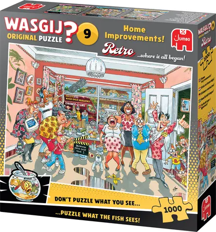 Jumbo-Puzzle WASGIJ Retro Original 9: Heimwerken! / 1000 Teile / ab 15 Jahren