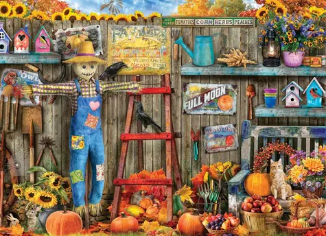 EUROGRAPHICS Puzzle Erntezeit / 1000 Teile / 68 x 48 cm