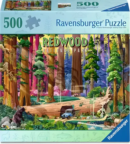 Ravensburger Puzzle Nationalpark: Redwood / 500 Teile / 49 × 36 cm