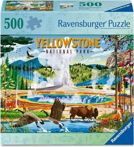 Ravensburger Puzzle Yellowstone Nationalpark / 500 Teile