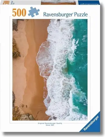 Ravensburger Puzzle Strand in Cascais, Portugal / 500 Teile / Größe 36x49 cm