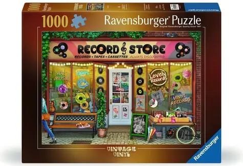 Ravensburger Puzzle Vintage Vinyl / 1000 Teile