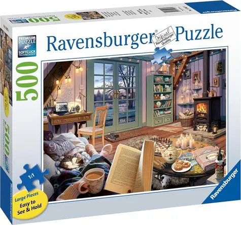 Ravensburger Puzzle Cozy Haven XXL / 500 Teile / große Teile