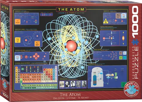 EUROGRAPHICS Puzzle Atom / 1000 Teile / 67,63 x 48,89 cm