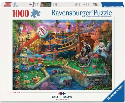 Ravensburger Puzzle Piraten-Minigolf / 1000 Teile / USA Jigsaw Nationals 2026