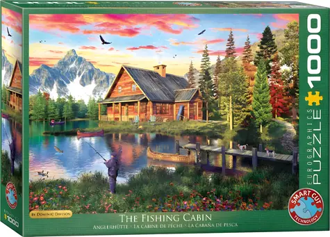 EUROGRAPHICS Puzzle Fischerhütte / 1000 Teile / 68 x 48 cm
