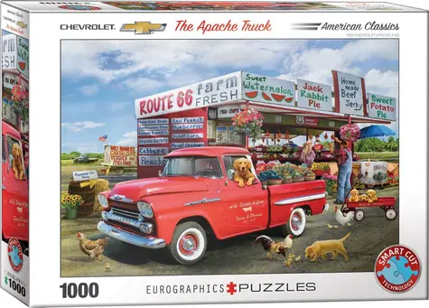 EUROGRAPHICS Puzzle Chevrolet Apache / 1000 Teile / 67,63 × 48,89 cm