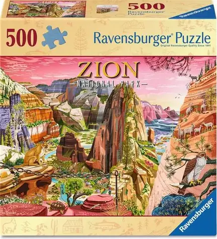 Ravensburger Puzzle Nationalpark: Zion / 500 Teile / 49 × 36 cm