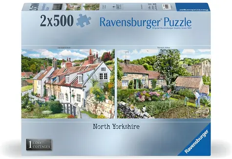 Ravensburger Puzzle Gemütliche Cottages Nr. 1: North Yorkshire / 2 x 500 Teile