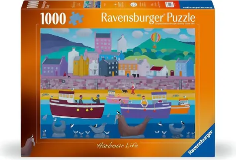 Ravensburger Puzzle Leben im Hafen / 1000 Teile / 70 x 50 cm