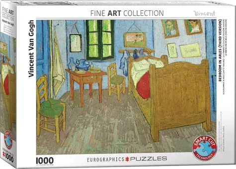 EUROGRAPHICS Puzzle Schlafzimmer in Arles / 1000 Teile / 67,6 × 48,9 cm