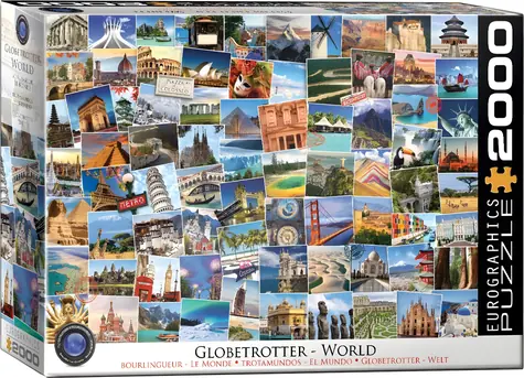 EUROGRAPHICS Puzzle Globetrotter / 2000 Teile / 99,7 x 67,6 cm