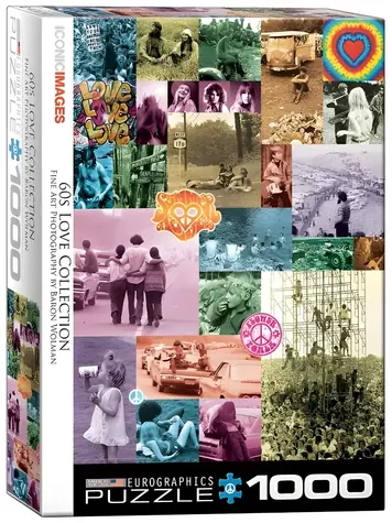 EUROGRAPHICS Puzzle Love 60s / 1000 Teile / 48,9 × 67,6 cm