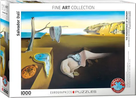 EUROGRAPHICS Puzzle „Die Beständigkeit der Erinnerung“ / 1000 Teile / 67,6 × 48,9 cm