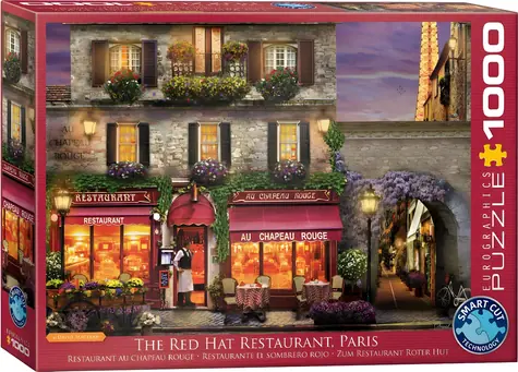 EUROGRAPHICS Puzzle „Das Restaurant Red Hat, Paris“ / 1000 Teile / 68 x 48 cm