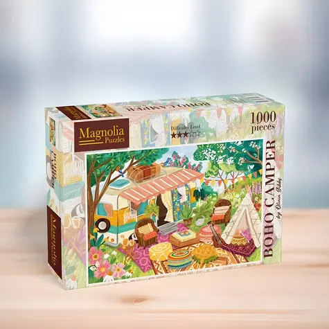 MAGNOLIA Puzzle Boho Camping / 1000 Teile / 68 x 48 cm