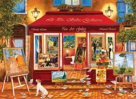 EUROGRAPHICS Puzzle-Kunstgalerie / 1000 Teile / 68 x 48 cm