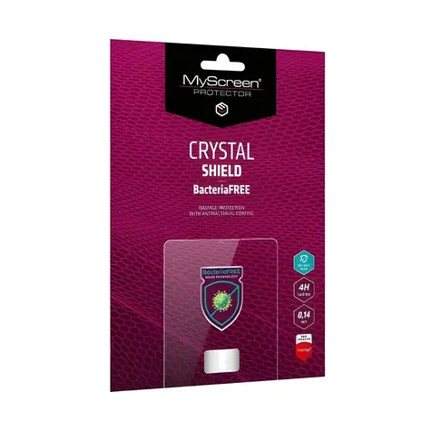 MyScreen CRYSTAL BacteriaFREE für Samsung Galaxy Tab S5e/S6 / Schutzfolie / Antibakteriell / 4 Stunden