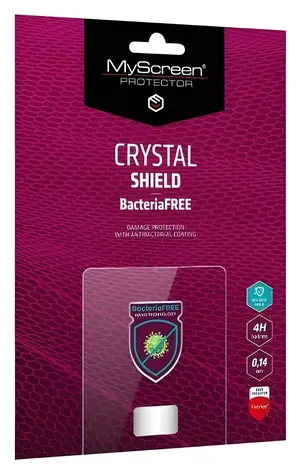MyScreen CRYSTAL BacteriaFREE für Samsung Galaxy Tab A8 10" schwarz / Displayschutzfolie / Vollflächig verklebt