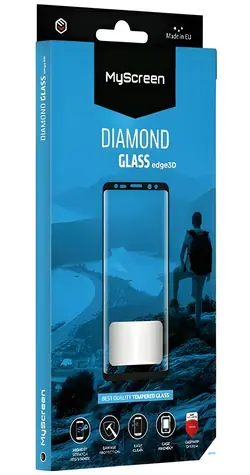 MyScreen Diamond Glass Edge3D Honor Magic7 Lite schwarz / Gehärtetes Glas / 9H / 0,33 mm