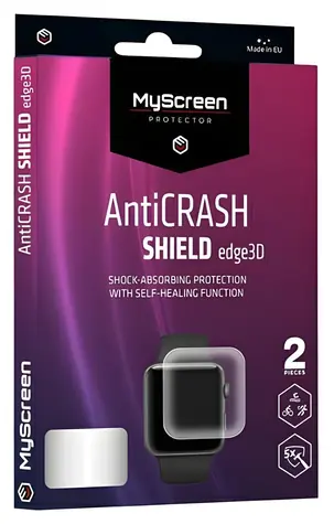 MyScreen AntiCRASH SHIELD edge3D / Schutzfolie / Apple Watch 7/8 41 mm / 2 Stück